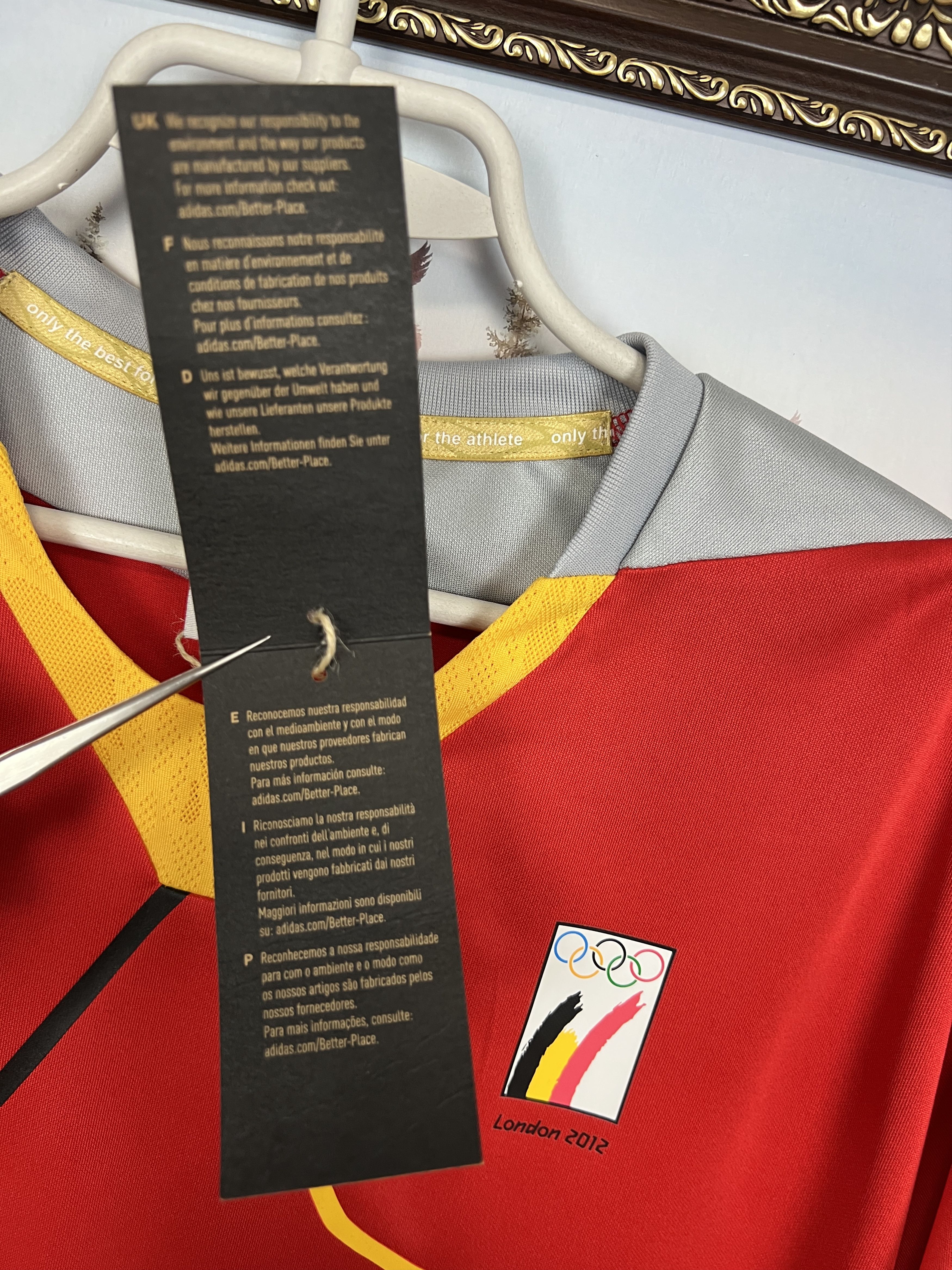 Adidas Adidas Belgium Olympics National Team Shirt Train Tee Hype Size US L / EU 52-54 / 3 - 7 Thumbnail