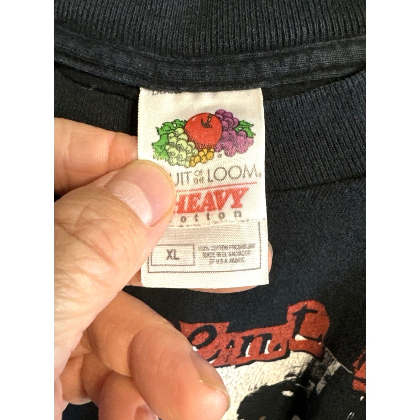 Fruit Of The Loom VINTAGE Reliant K Band Tee Shirt Black XL Men Who Is Dan Bakitus? Front Print Graphic Print Cotton Crew Neck Short Sleeve Fruit of the Loom Heavy Size US XL / EU 56 / 4 - 7 Thumbnail