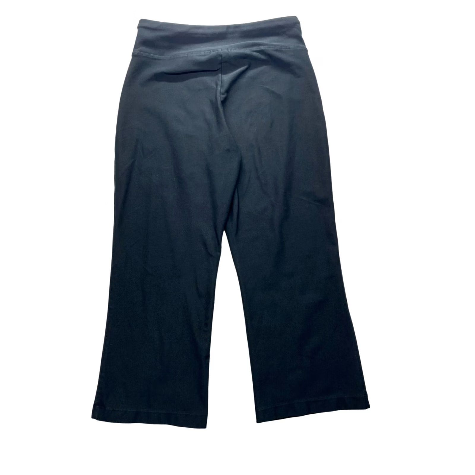 Nike Nike Dri-Fit Capri Pants Womens XS Black Wide-Leg Yoga Capris Size 26" / US 2 / IT 38 - 2 Thumbnail