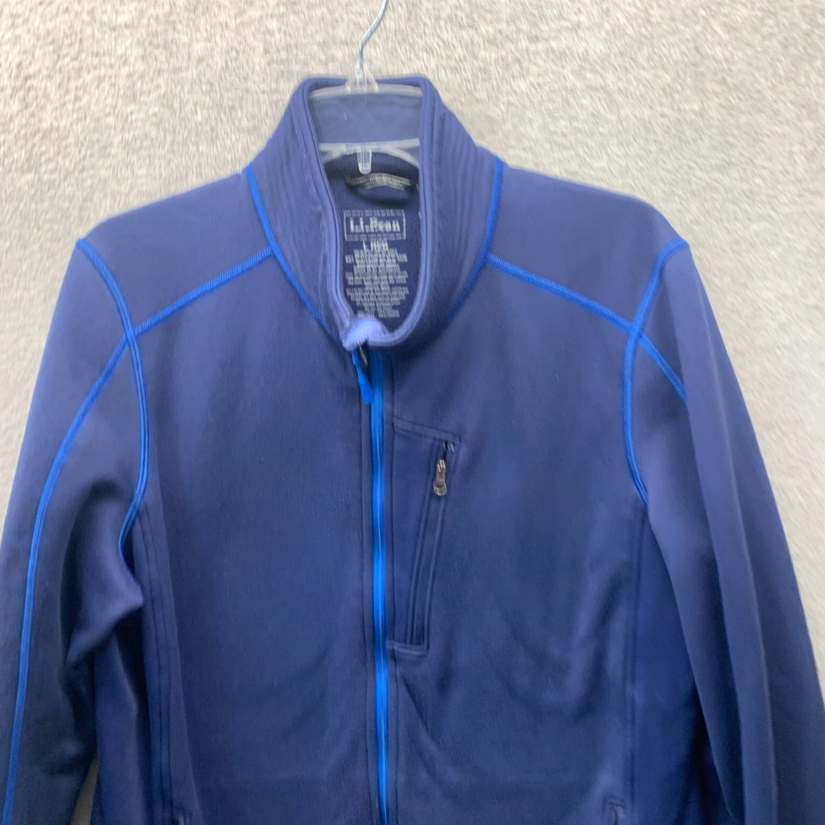 Vintage LL Bean Sweatshirt Adult Large Blue Fleece Winter Full Zip Mens Regular Size L Size US L / EU 52-54 / 3 - 2 Thumbnail