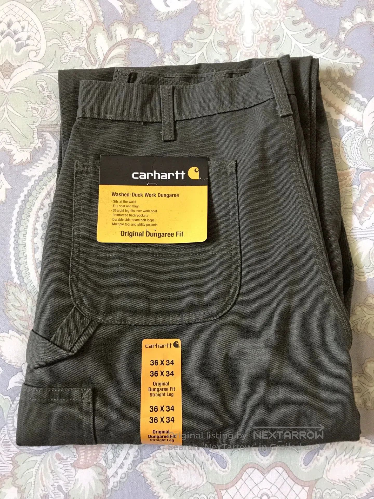 Carhartt Carhartt B11 MOS Work Pants W36L34. Size US 36 / EU 52 - 1 Thumbnail