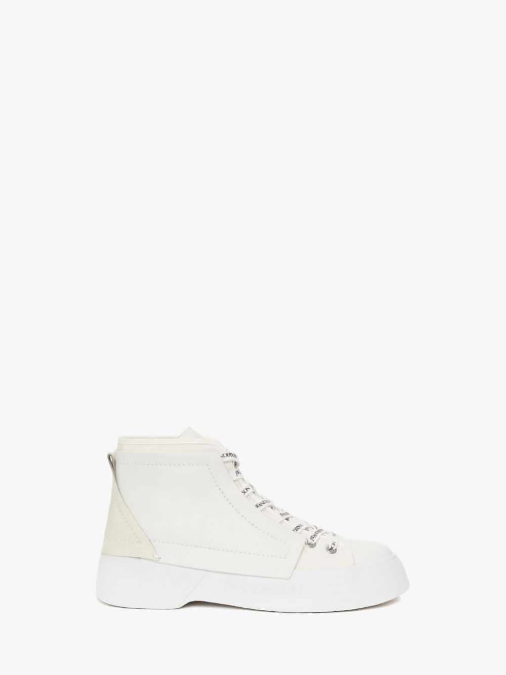 image of J W Anderson O1Mle0524 High Top Sneakers In White, Women's (Size 7)