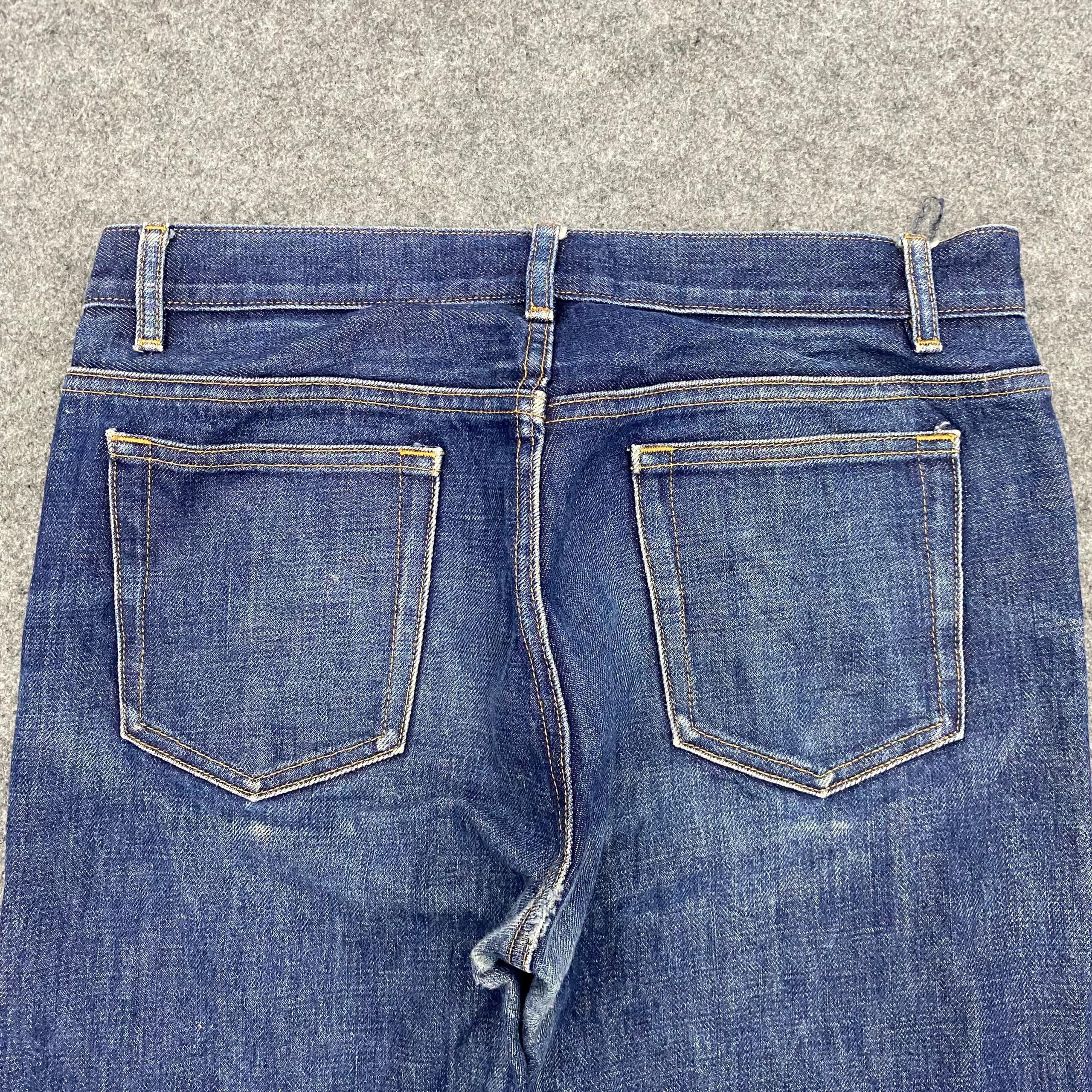 A.P.C. 💥Best Offer💥Vintage Apc Distressed Denim Size US 31 - 12 Thumbnail