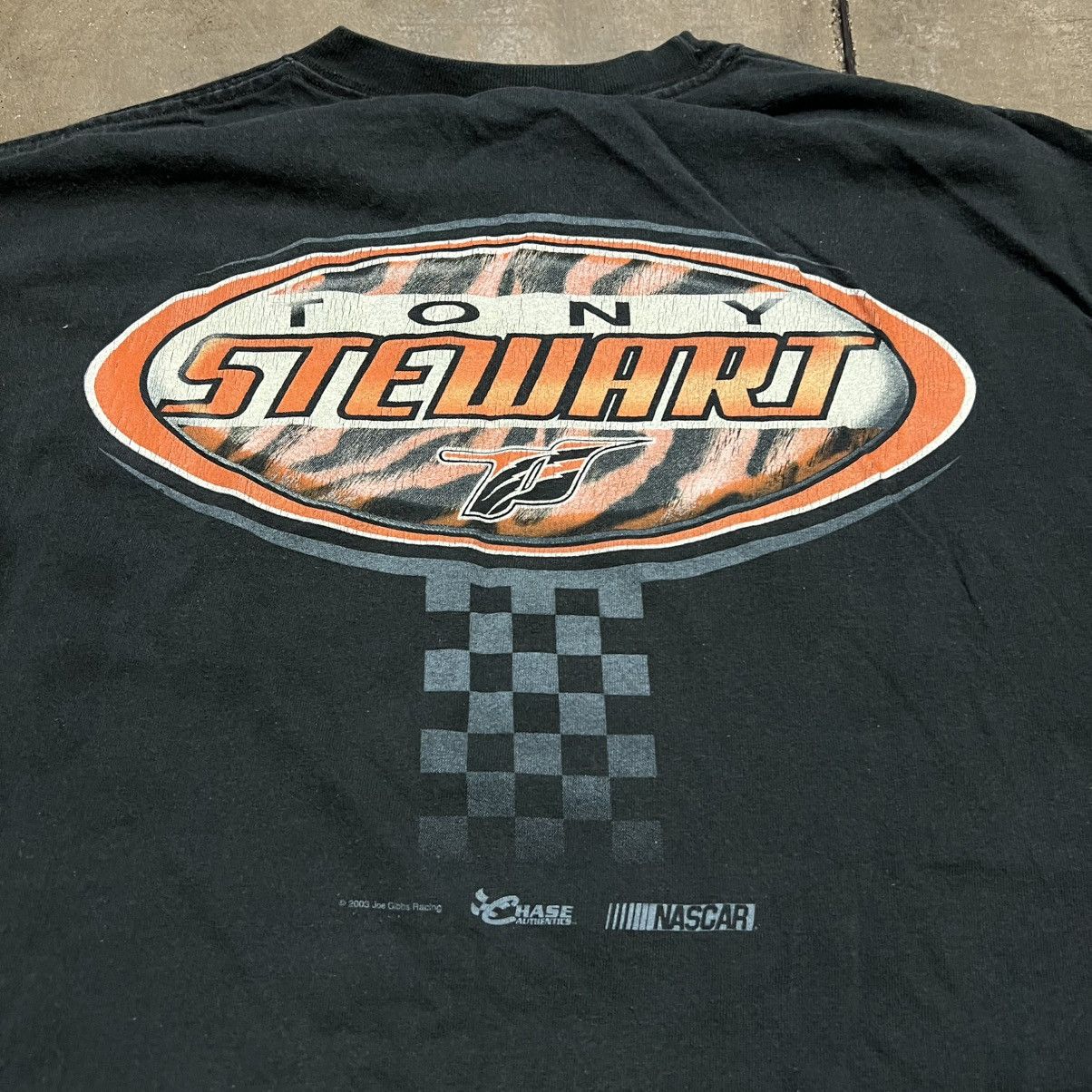 NASCAR Vintage Tony Stewart Chase Authentics Nascar T shirt Racing Size US L / EU 52-54 / 3 - 2 Thumbnail