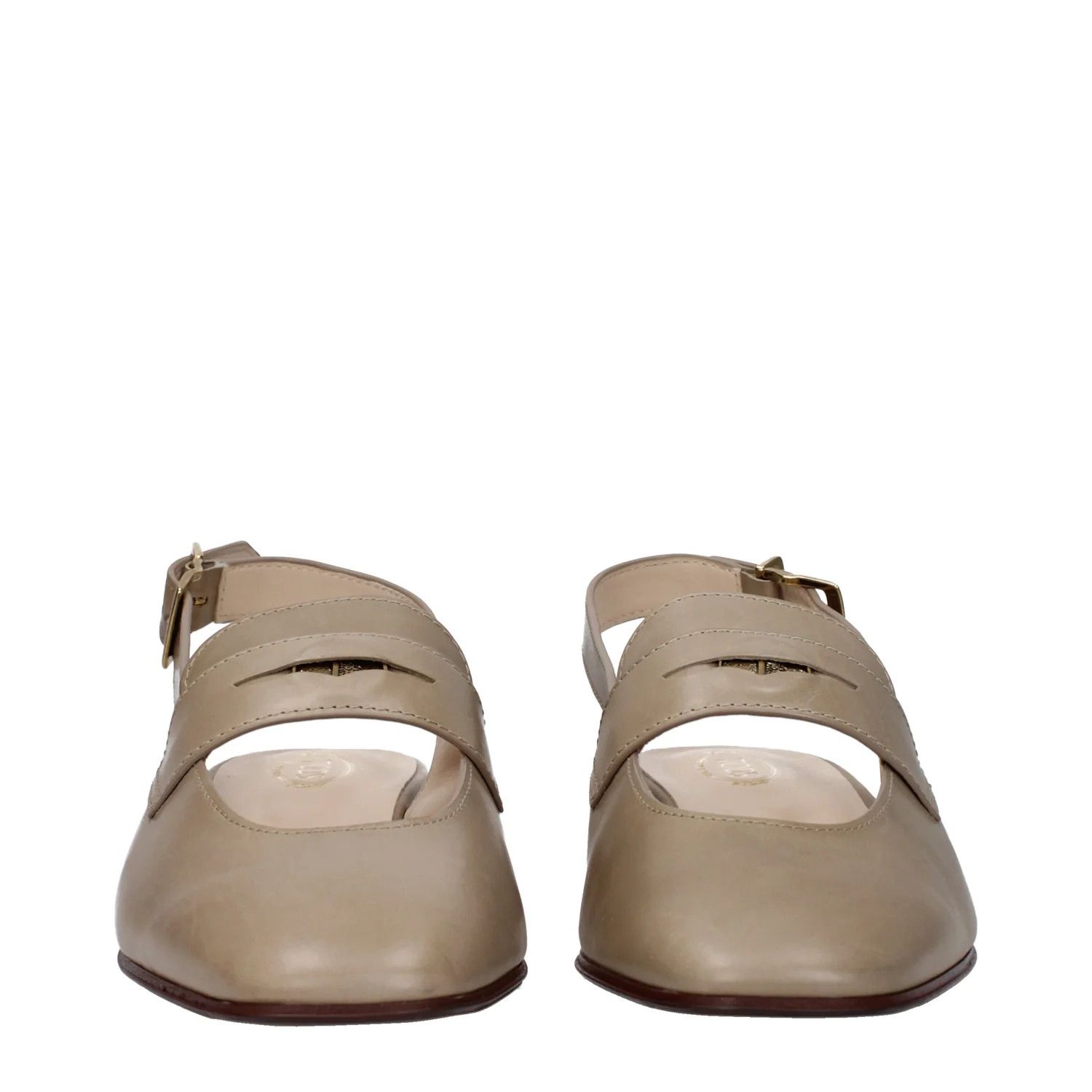 Tod's ob1o1e1224 Leather Sandals in Grey Size US 8.5 / IT 38.5 - 3 Thumbnail