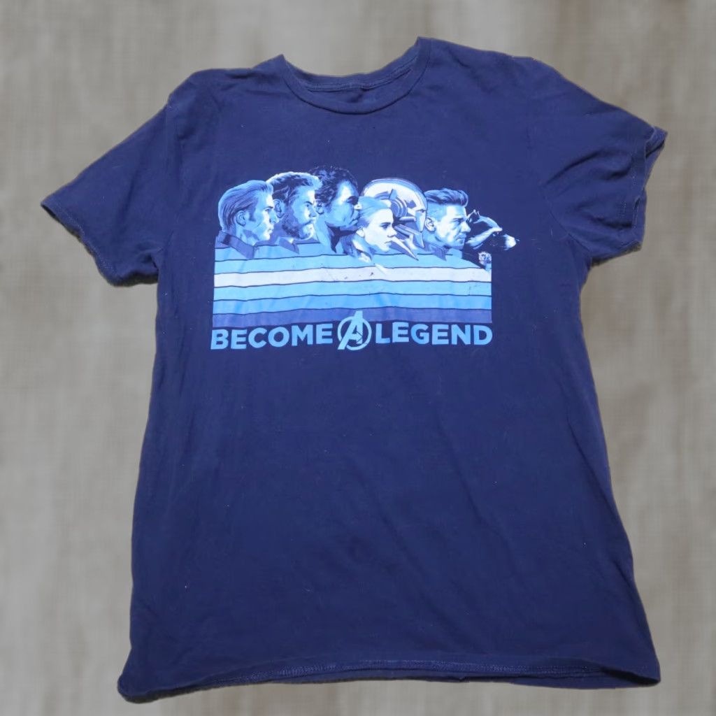 Vintage VINTAGE MARVEL AVENGERS Shirt Men M Blue Logo Endgame 90s Boys? Size US M / EU 48-50 / 2 - 1 Thumbnail