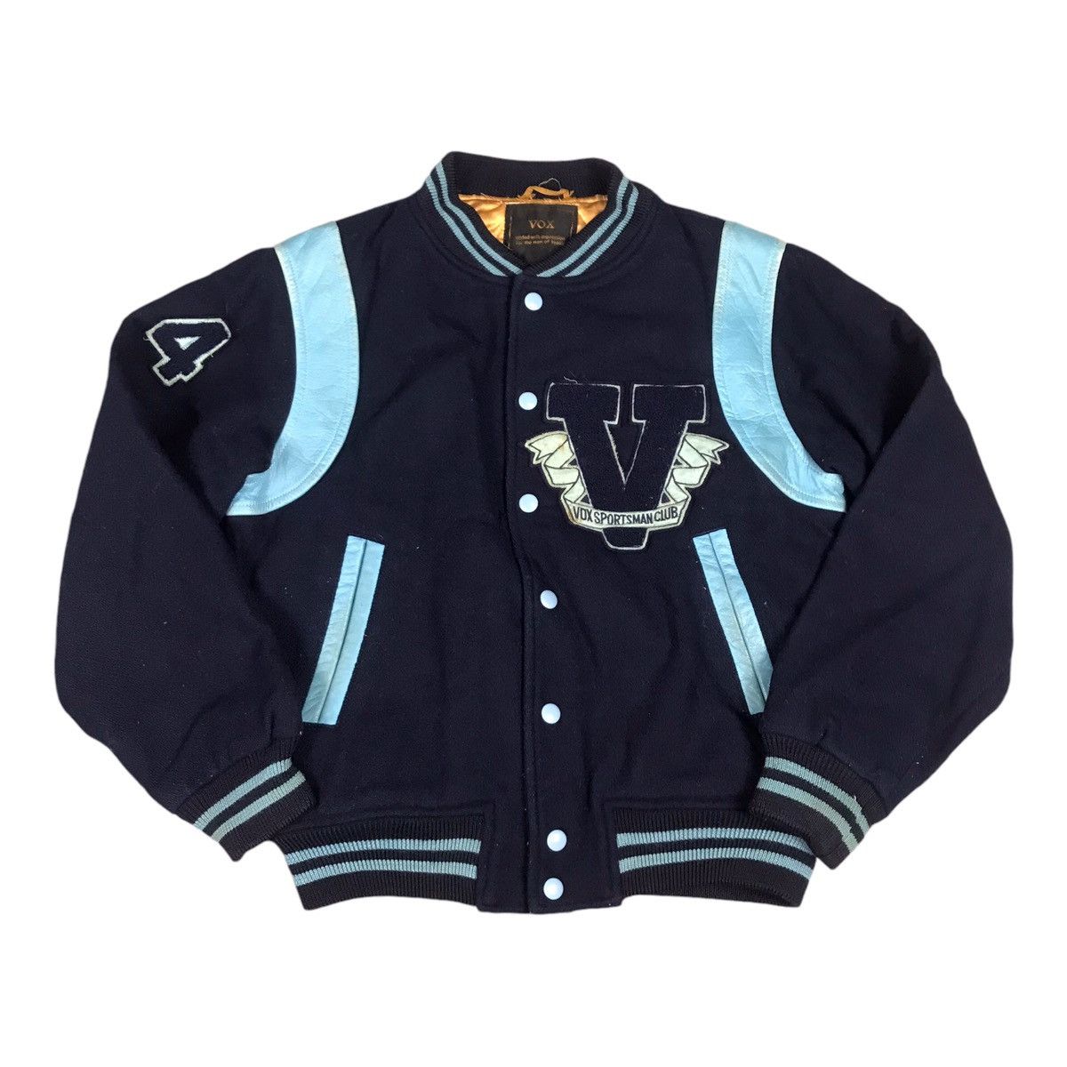 Japanese Brand VOX SPORTMAN CLUB WOOL VARSITY JACKET Size US S / EU 44-46 / 1 - 1 Thumbnail