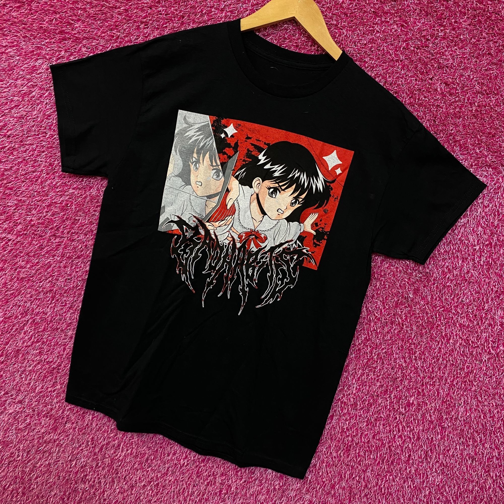 Anime Bad Habits Anime Sword Tshirt size medium Size US M / EU 48-50 / 2 - 3 Thumbnail