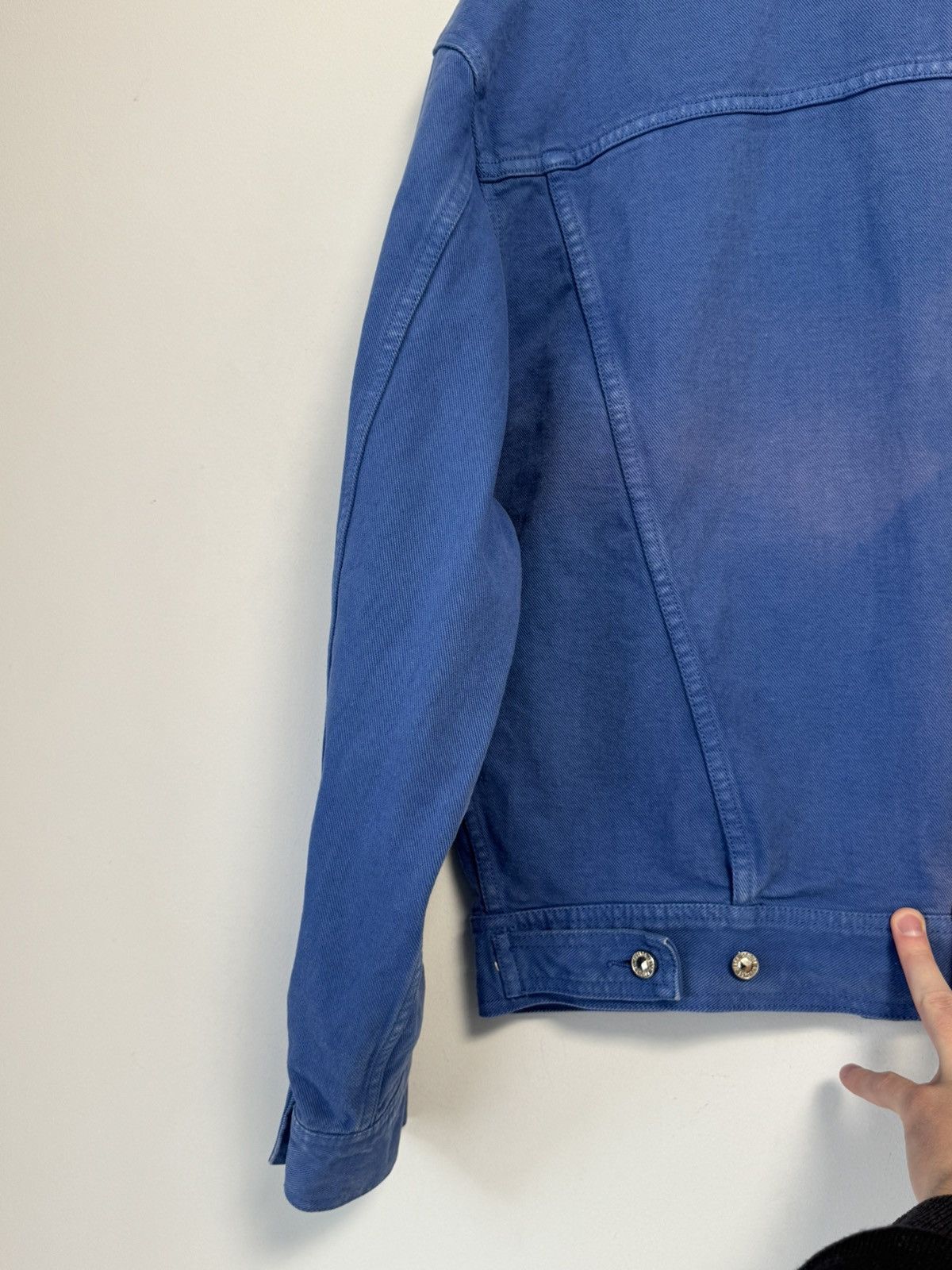 Versace Versace Vintage Blue Denim Jacket — Luxury Streetwear Size US M / EU 48-50 / 2 - 20 Thumbnail