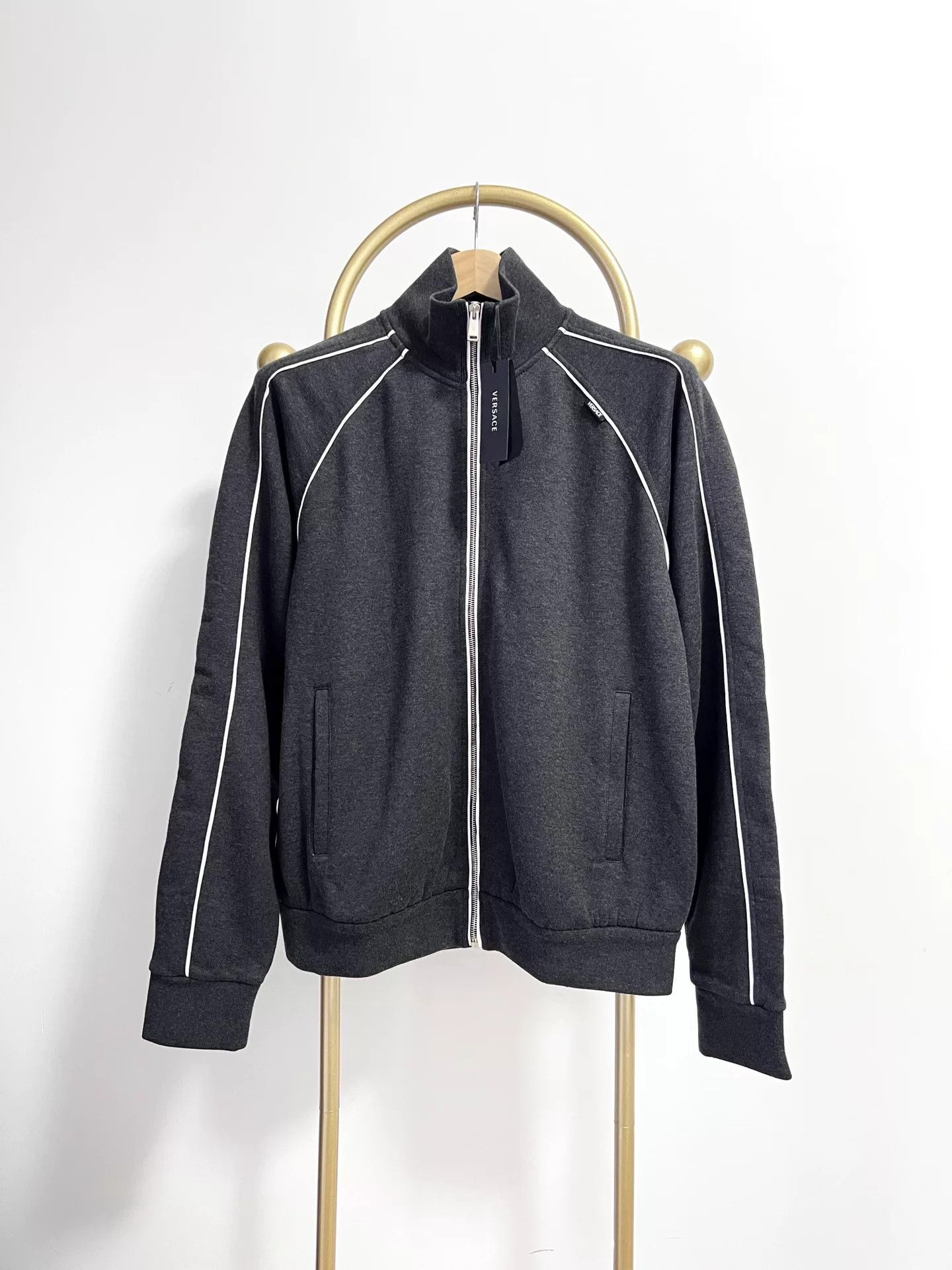 Versace Versace Men's Zip-Up Sweatshirt Jacket Size US XL / EU 56 / 4 - 1 Thumbnail