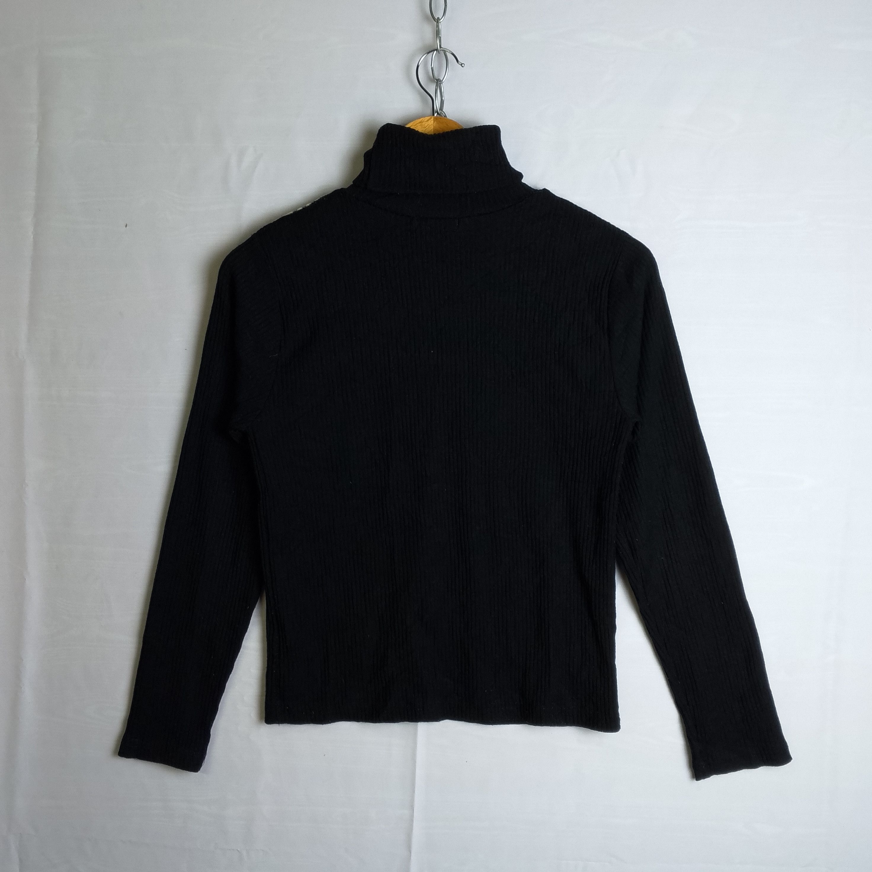 Burberry Burberry Nova Check Turtleneck Waffle Tee Size S / US 4 / IT 40 - 4 Thumbnail