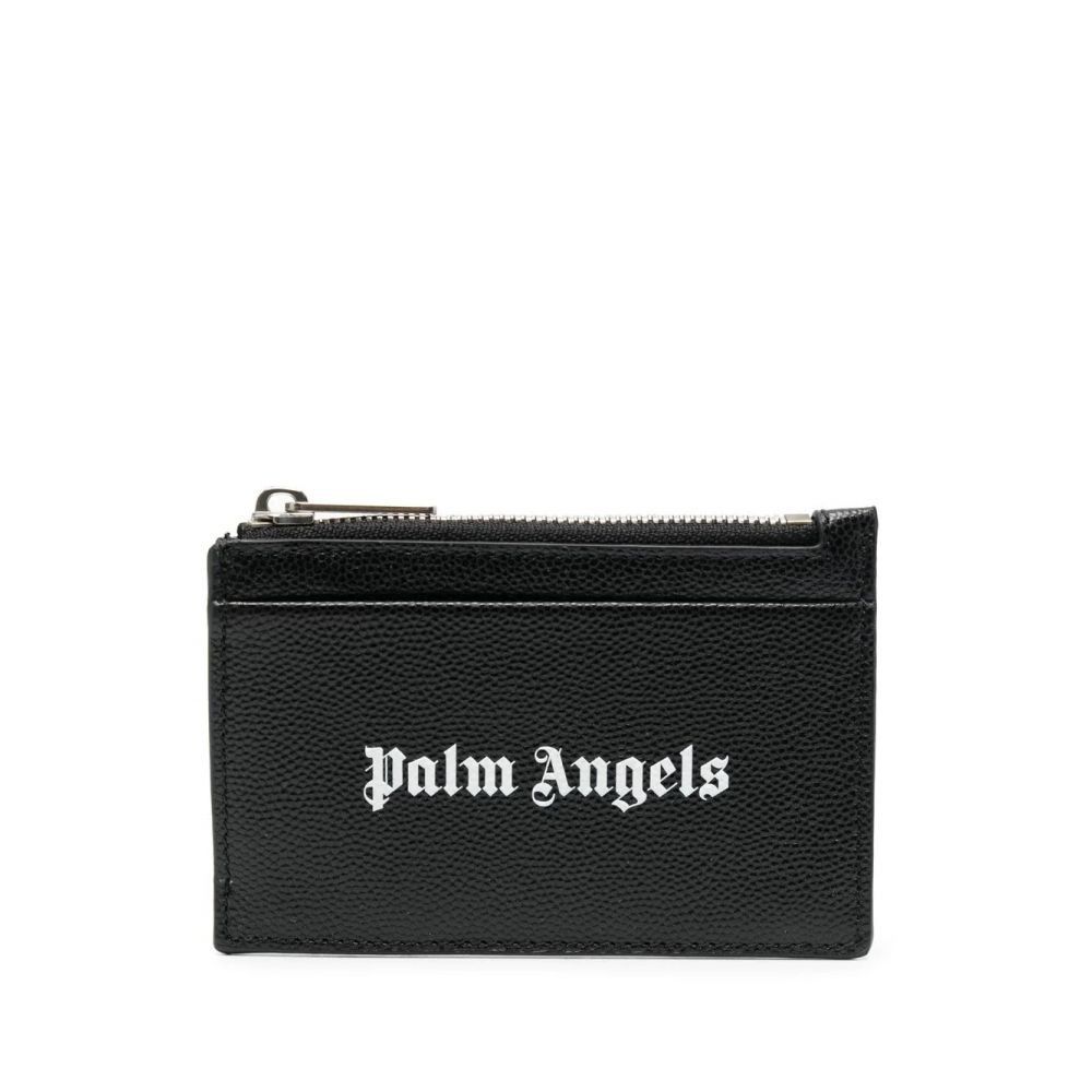 Palm Angels o1gr1nt0325 Size: OS / Zip Card Holder in Black Size ONE SIZE - 1 Thumbnail