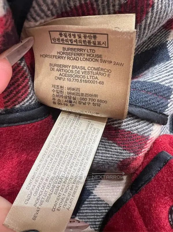 Burberry Burberry Red Wool Women's Coat. Size M / US 6-8 / IT 42-44 - 8 Thumbnail
