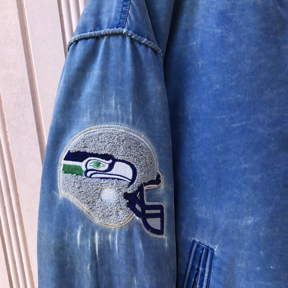 NFL Vintage NFL By East Point Seahawks Bomber Jacket Size US M / EU 48-50 / 2 - 5 Thumbnail