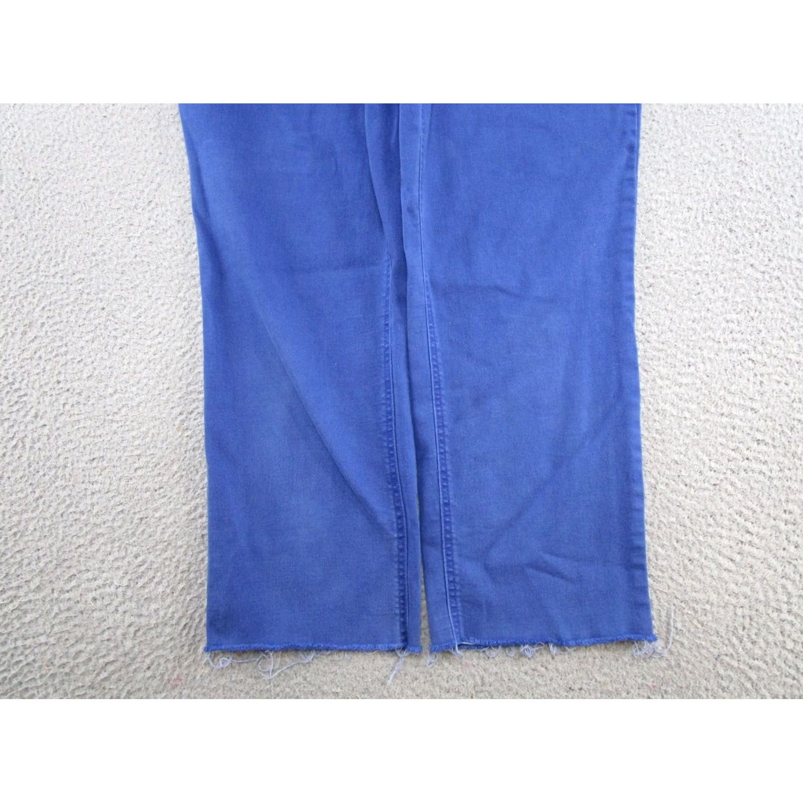 Vintage Maurices M Jeans Mid Rise Original Fit Slim Straight Ankle Jeans Size 14 Short Blue Denim 5-Pocket Womens Size 36" / US 14 / IT 50 - 2 Thumbnail