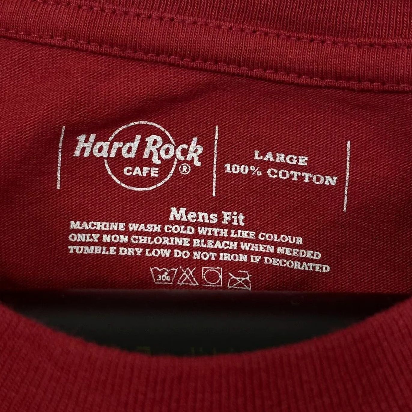Hard Rock Cafe Hard Rock Cafe Singapore Souvenir Graphic Red T-Shirt L Mens Size US L / EU 52-54 / 3 - 3 Thumbnail