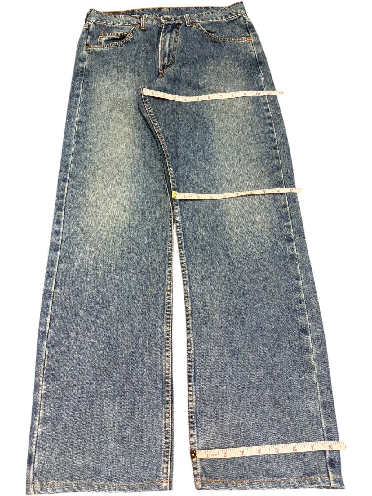 Levi's Vintage 90s Levis 612 Orange Tab Blue Wash Loose Jeans Size US 29 - 8 Thumbnail