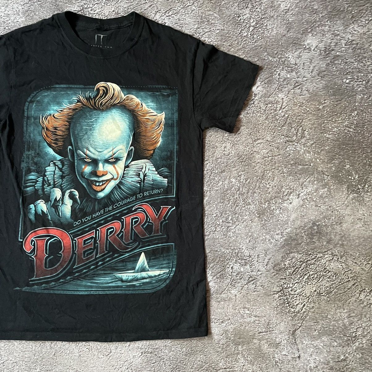 Vintage Vintage Y2K Horror Graphic Tee Clown Dark Streetwear Faded S Size US S / EU 44-46 / 1 - 3 Thumbnail