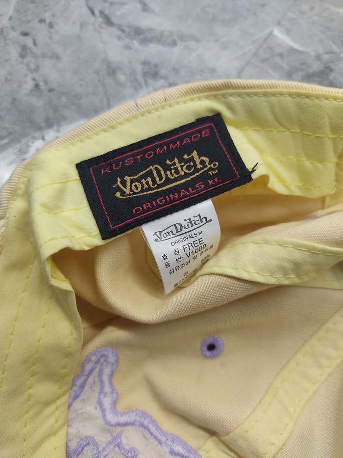 Von Dutch Vintage Von Dutch Distressed Style Cap Hat Size ONE SIZE - 6 Thumbnail
