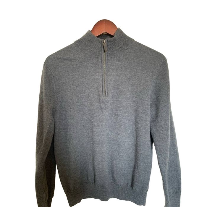 UNTUCKit UNTUCKit Merino wool quarter zip pullover sweater Grailed