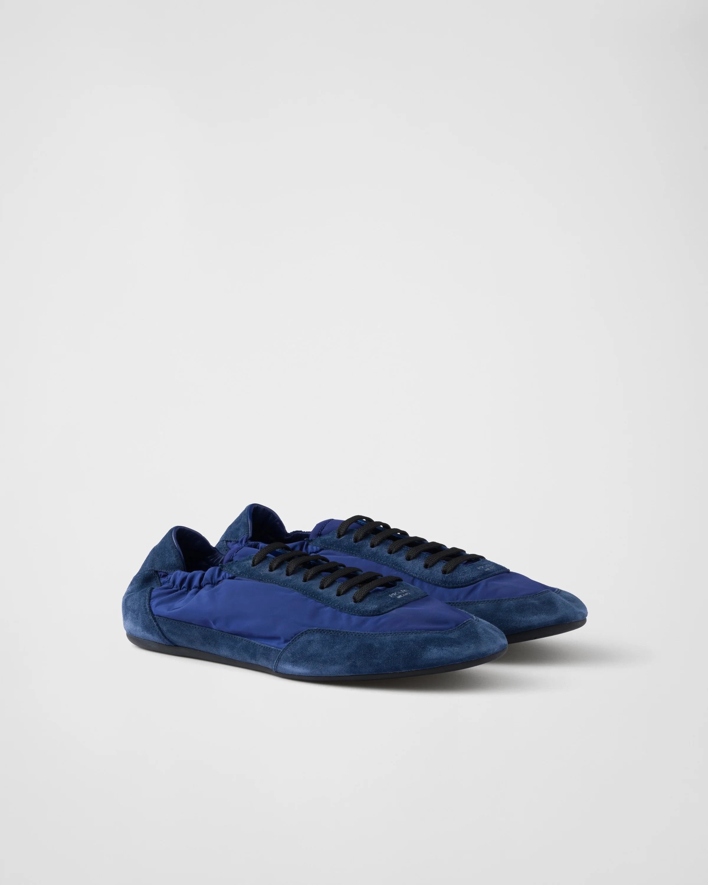 Prada o1mt1gz0226 Collapse Re-Nylon Suede Eelasticized Sneakers Size US 10 / EU 43 - 2 Thumbnail
