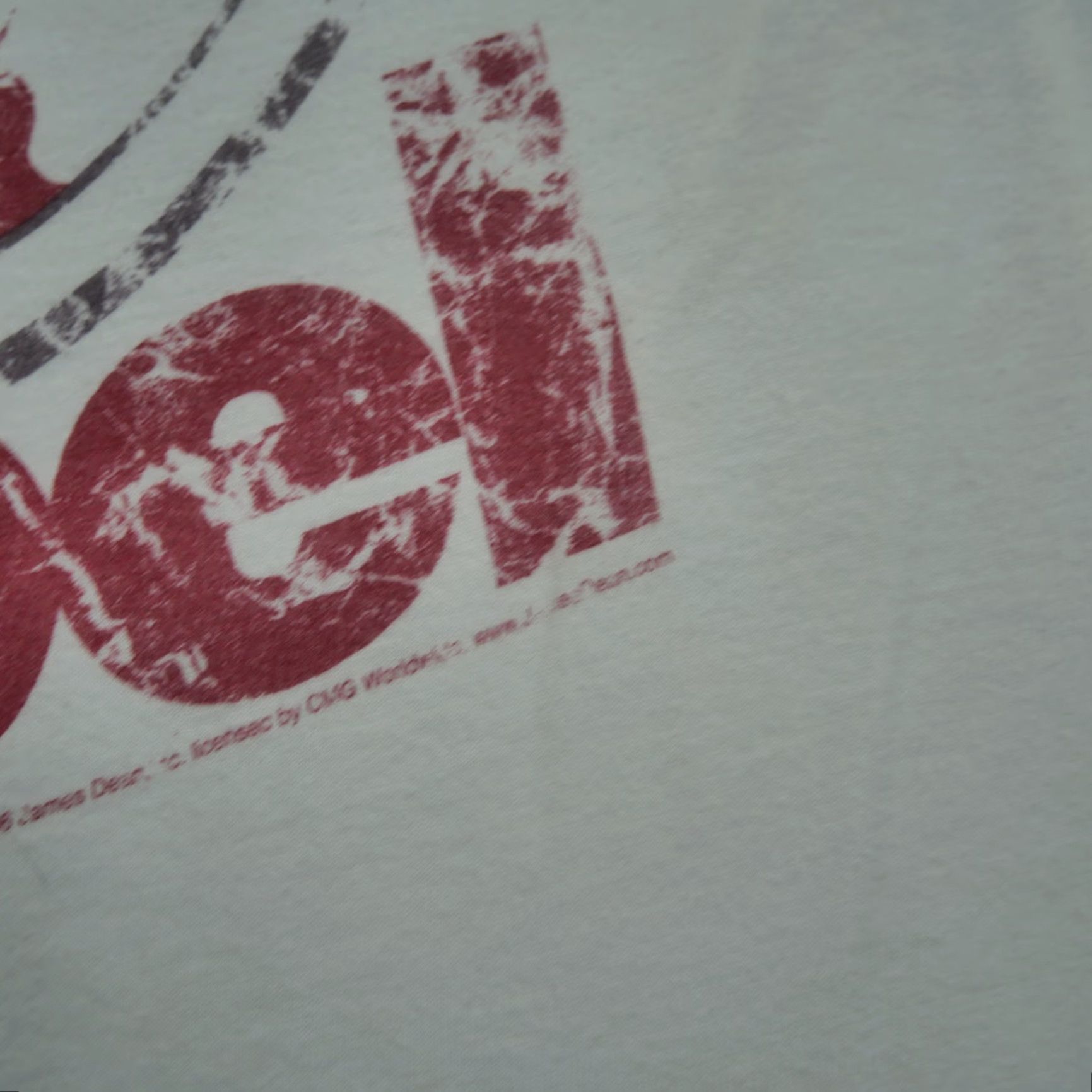 Vintage VINTAGE Mighty Fine James Dean Rebel T Shirt Womens M White Cotton Short Sleeve Round Neck Slim Fit Basic Casual Graphic Distressed 90s Size M / US 6-8 / IT 42-44 - 7 Thumbnail