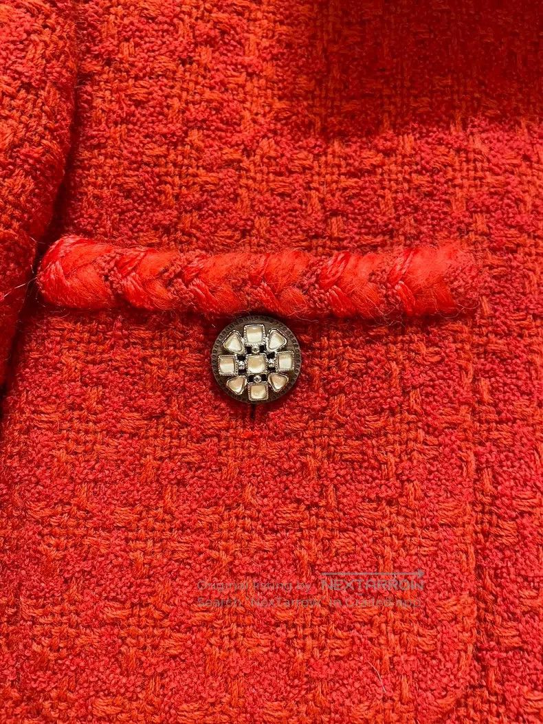 Chanel Chanel Snow series show pocket red jacket Size XS / US 0-2 / IT 36-38 - 4 Thumbnail