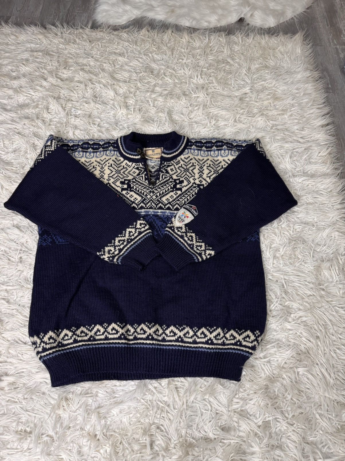 Dale Of Norway navy sweater Daly od Norway Size US L / EU 52-54 / 3 - 2 Thumbnail