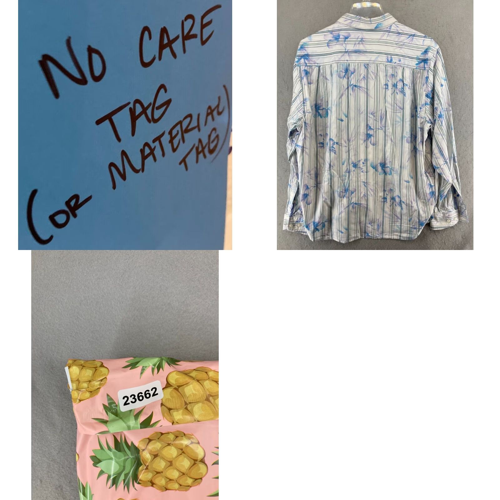 Tommy Bahama Mens Tommy Bahama XL Extra Large Shirt Floral Stripe Button Up Size US XL / EU 56 / 4 - 8 Thumbnail