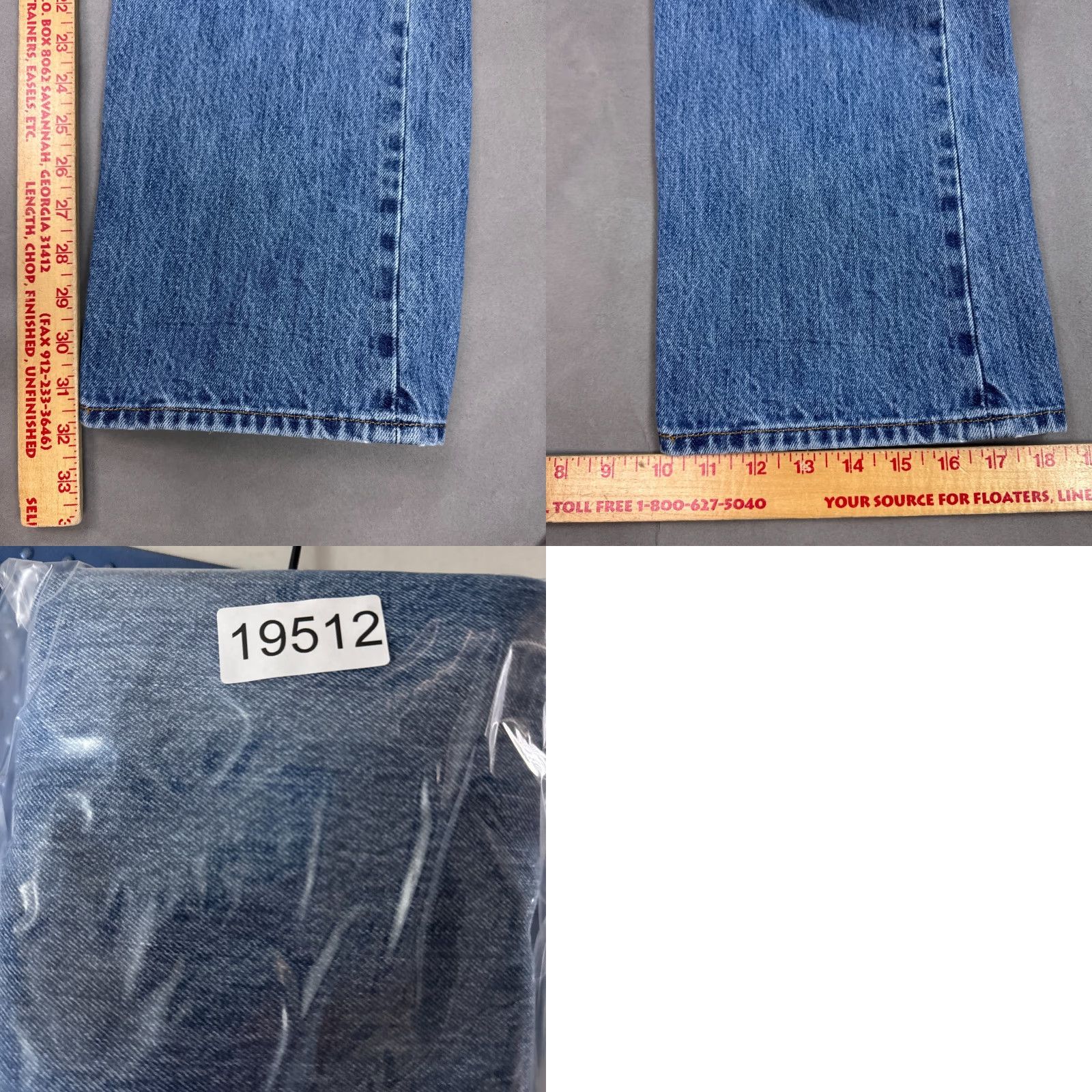 Levi's Levi's 501 Jeans Mens 40x32 Denim Button Fly Straight Classic Regular Color Black Waist 40 Inseam 32 Size US 40 / EU 56 - 10 Thumbnail