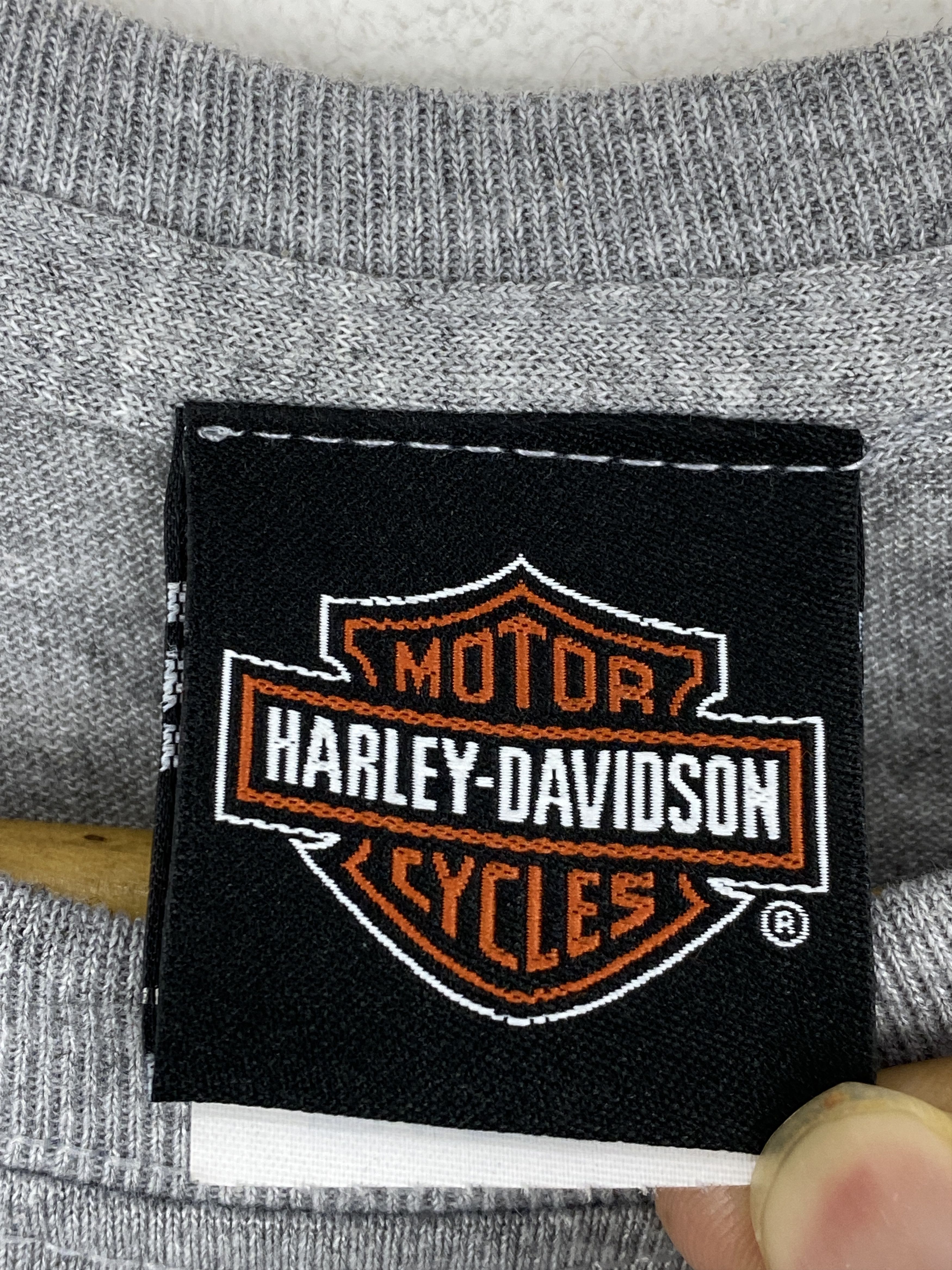 Harley Davidson × Vintage Vintage Harley Davidson Metropolitan Skull Tee TA0653 Size US S / EU 44-46 / 1 - 7 Thumbnail
