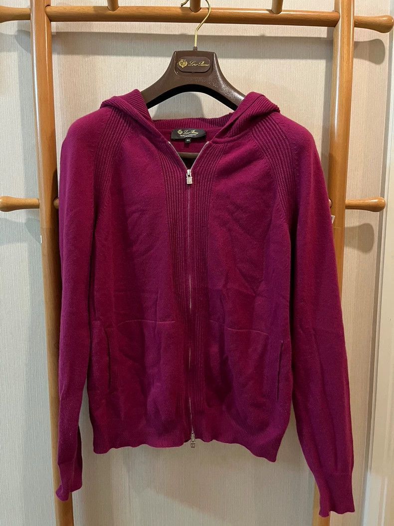 Ermenegildo Zegna Loro Piana Baby Cashmere Hooded Jacket-2508 Size US XL / EU 56 / 4 - 1 Thumbnail