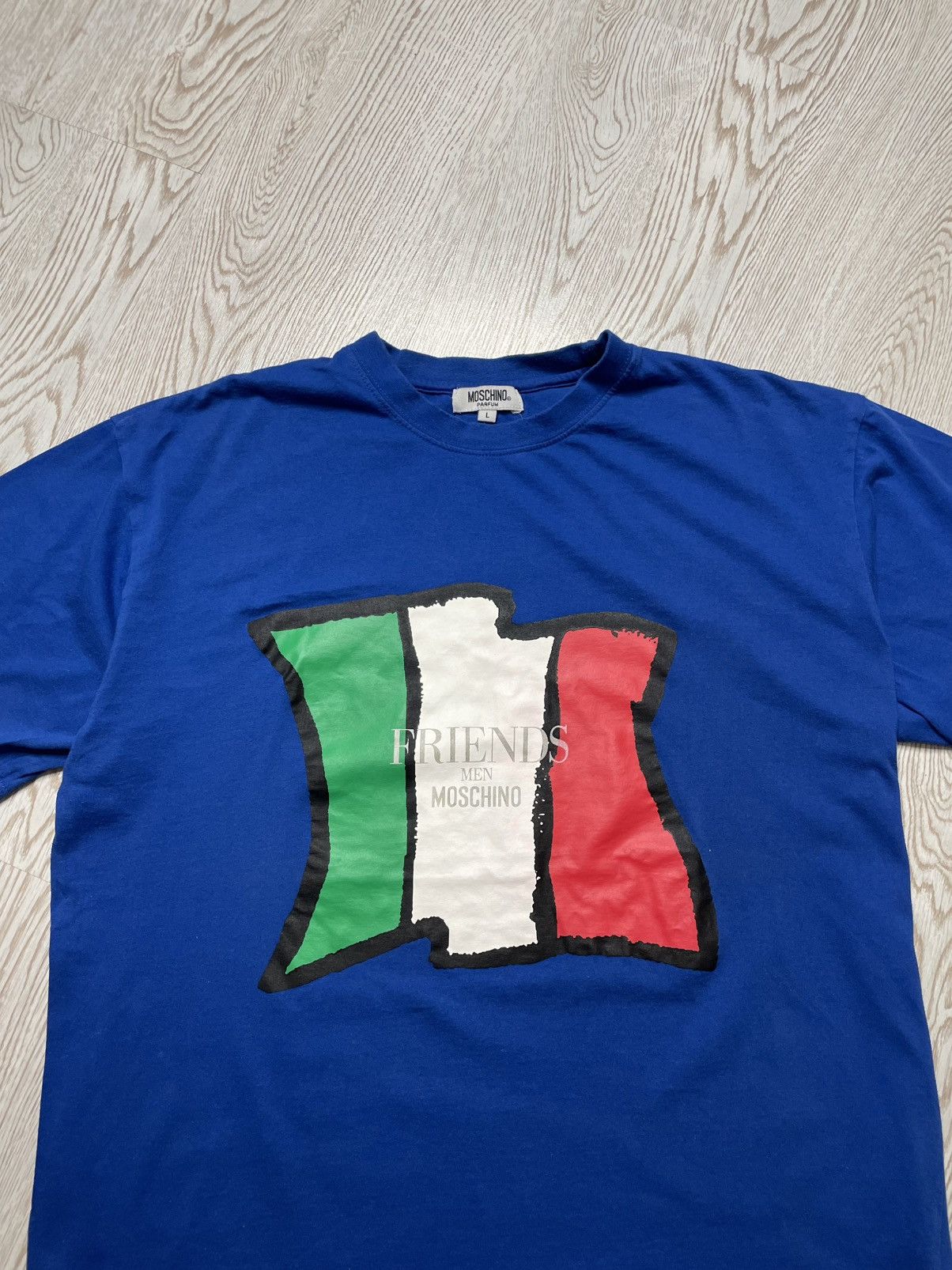 Moschino Moschino Men’s blue t shirt Size US L / EU 52-54 / 3 - 2 Thumbnail