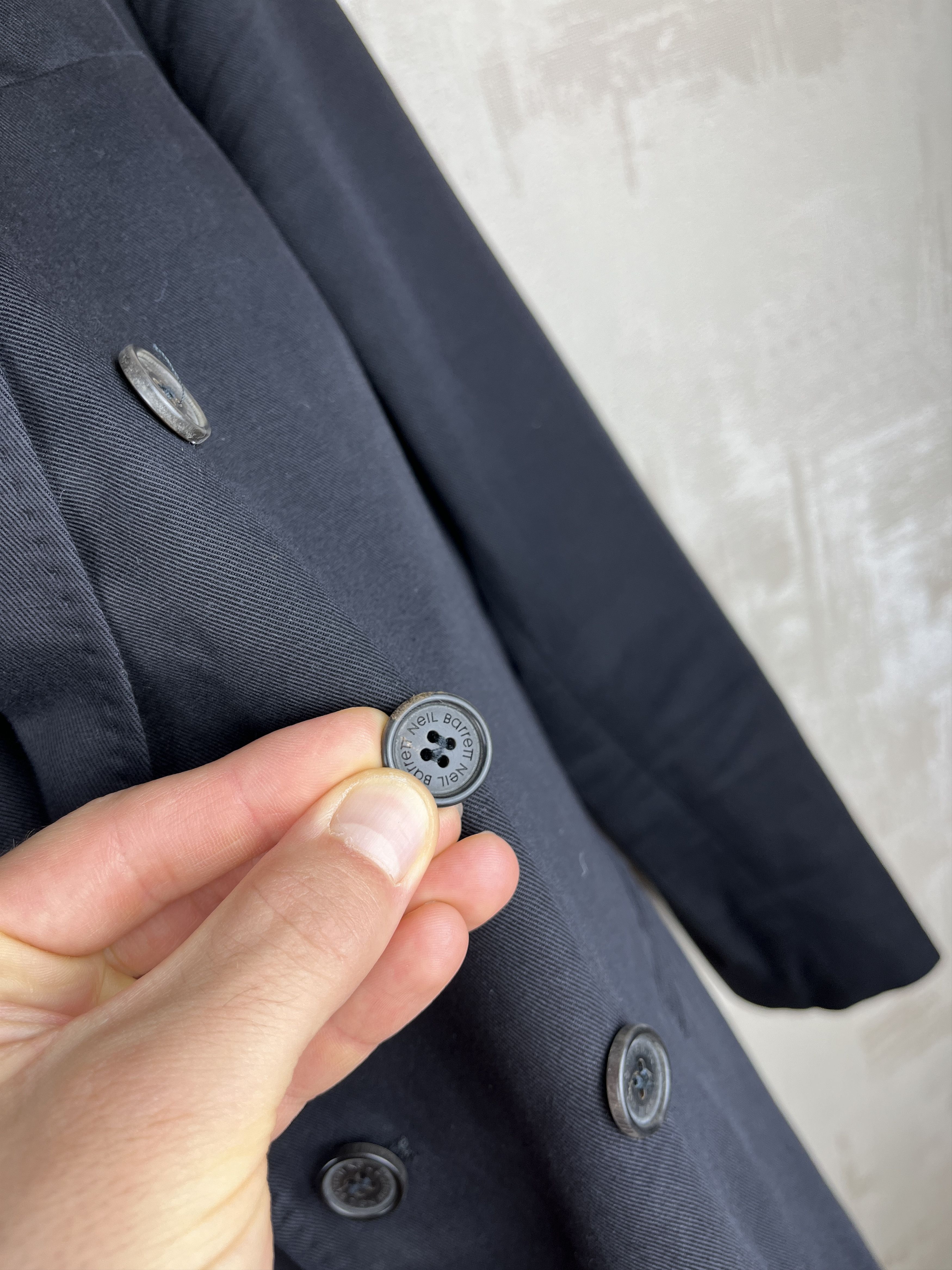 Neil Barrett Neil Barrett Double Breasted Blazer Cotton Linen Size 50 Size US M / EU 48-50 / 2 - 12 Thumbnail