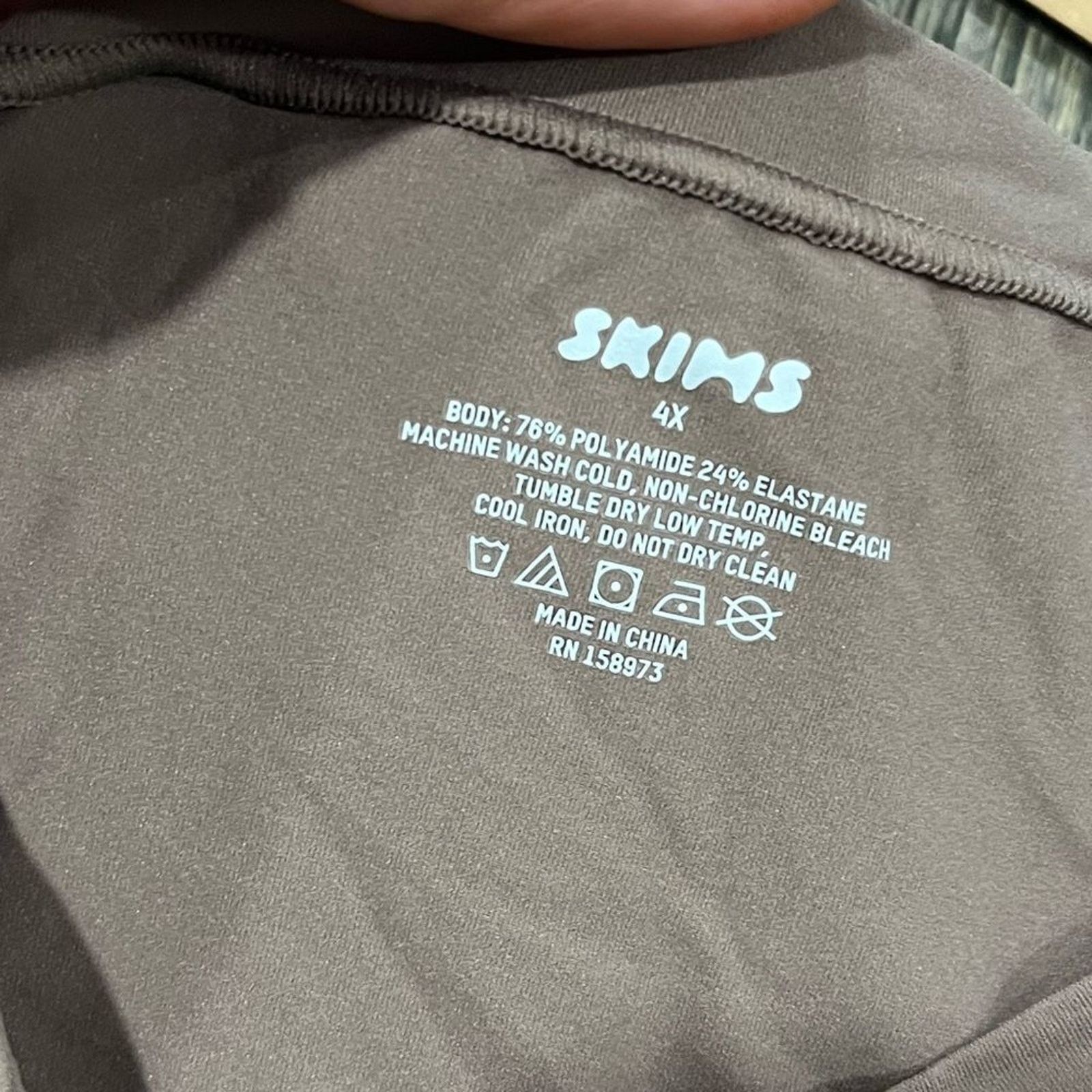 SKIMS NWT Skims Fits Everybody Super Cropped T-Shirt Short Sleev4X Size 4XL / US 24-26 - 3 Thumbnail