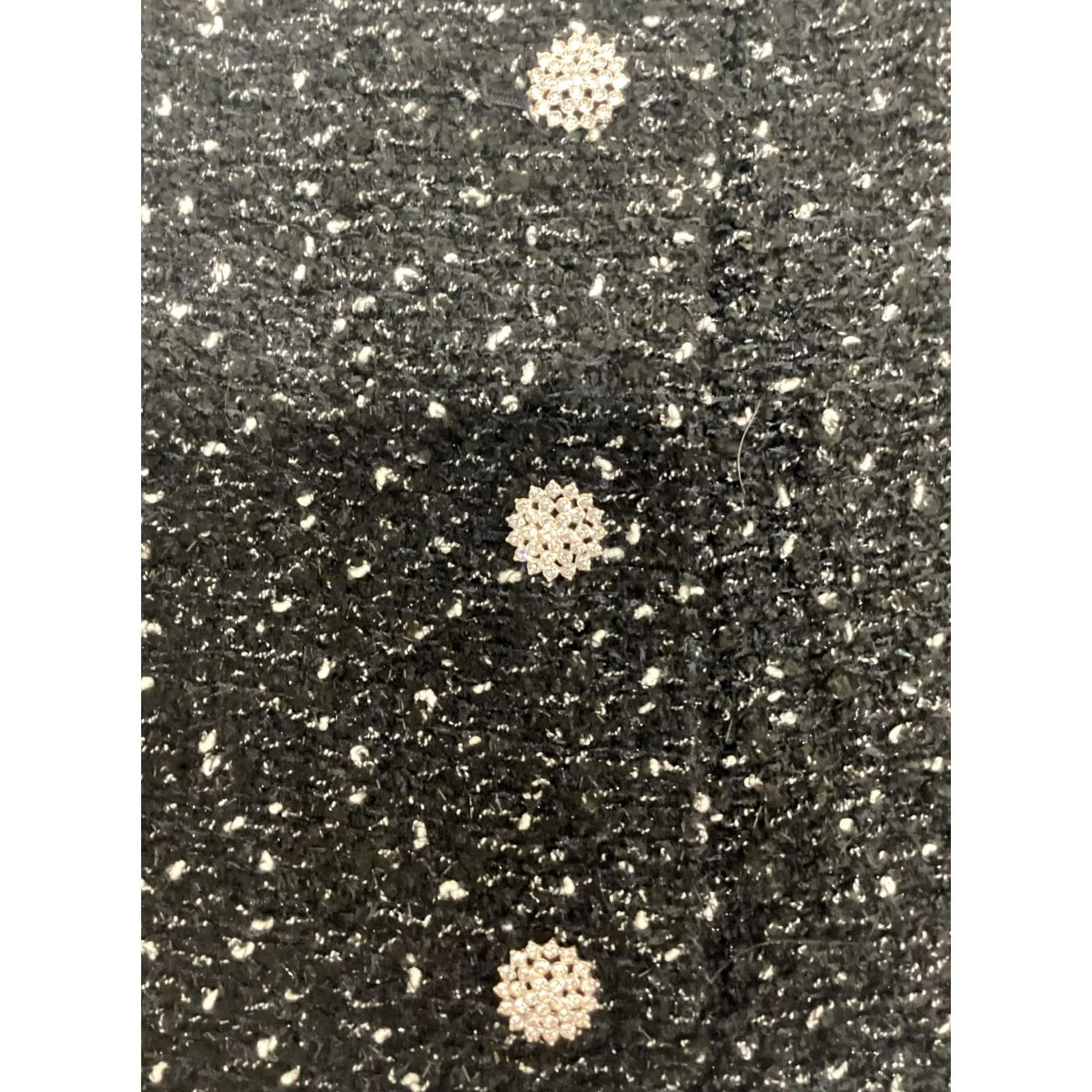 Express Express Skirt Womens 0 Black Button Size 25" / US 0 / IT 36 - 3 Thumbnail