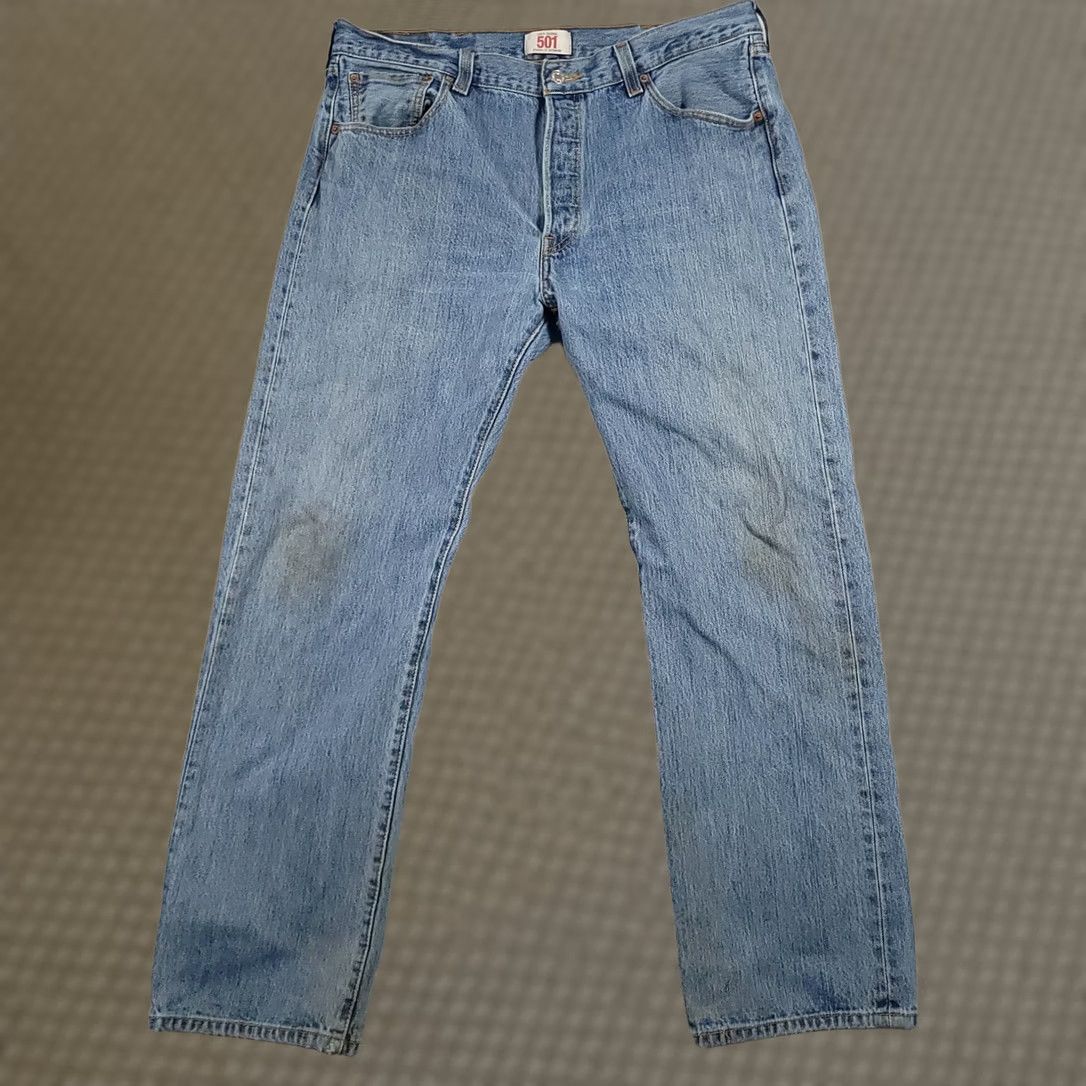 Levi's Levi's 501XX Jeans Men’s 38X32 Button Fly Straight Denim Grunge Workwear Jeans Size US 38 / EU 54 - 1 Thumbnail