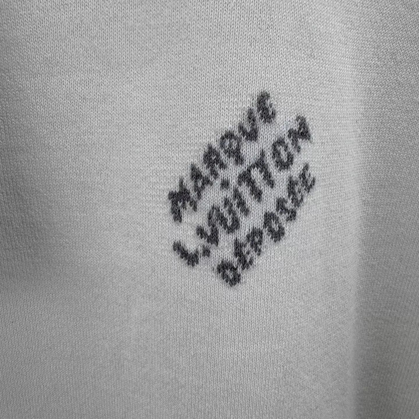 Louis Vuitton LV White Knit Logo Short Sleeve Tee S Size US S / EU 44-46 / 1 - 4 Thumbnail