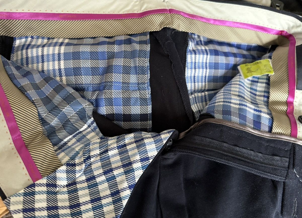 Etro Etro blue pant 32 (48 It) Size US 32 / EU 48 - 8 Thumbnail