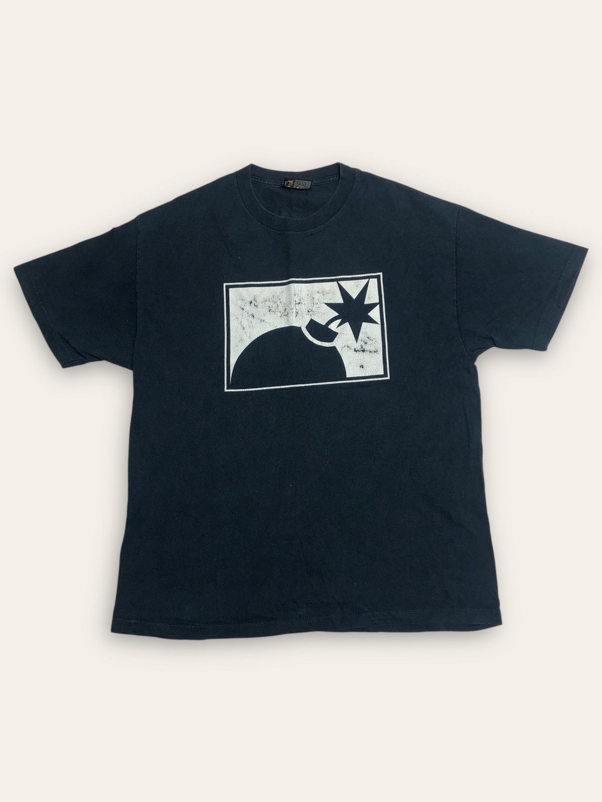 The Hundreds Vintage THE HUNDREDS Big Logo Deep Navy Tee Shirt Size US L / EU 52-54 / 3 - 1 Thumbnail