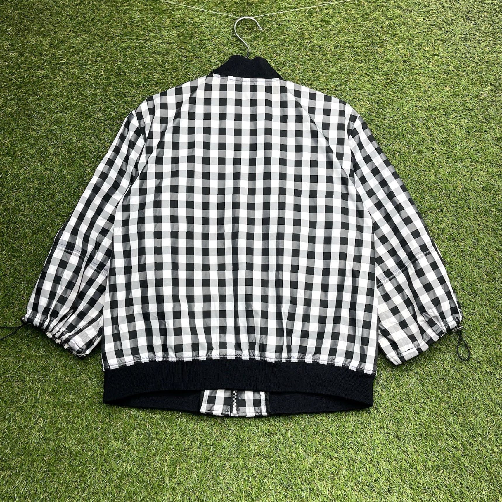 Ralph Lauren VINTAGE Lauren Ralph Lauren Jacket Womens Large Black Buffalo Check Rain Lightweight y2k Size L / US 10 / IT 46 - 2 Thumbnail