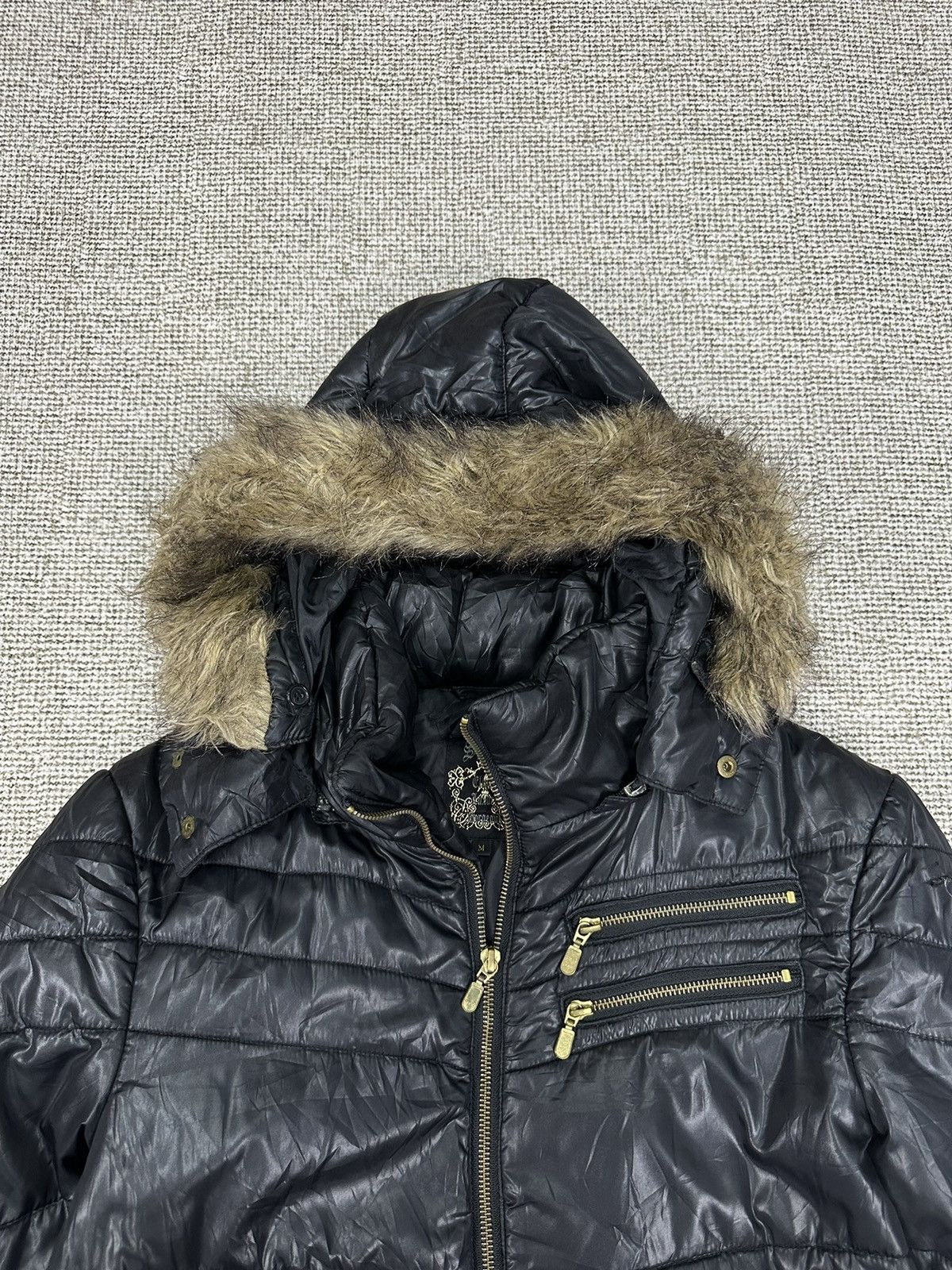 Le Grande Bleu (L.G.B.) Fur Faux Spinash LGB ifsixwasnine Style Jacket Z260 Size US M / EU 48-50 / 2 - 4 Thumbnail
