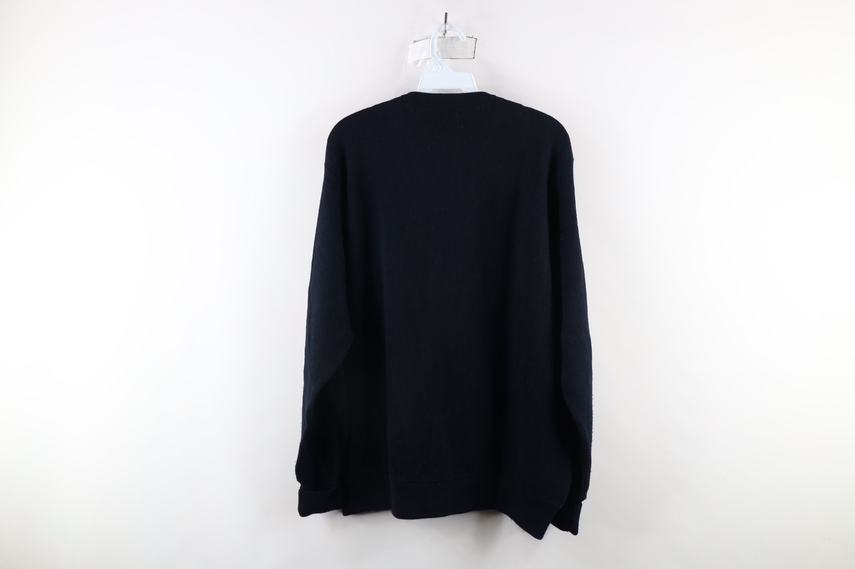 Izod × Vintage Vintage 80s 90s Izod Knit Button Cardigan Sweater Blue USA Size US L / EU 52-54 / 3 - 7 Thumbnail