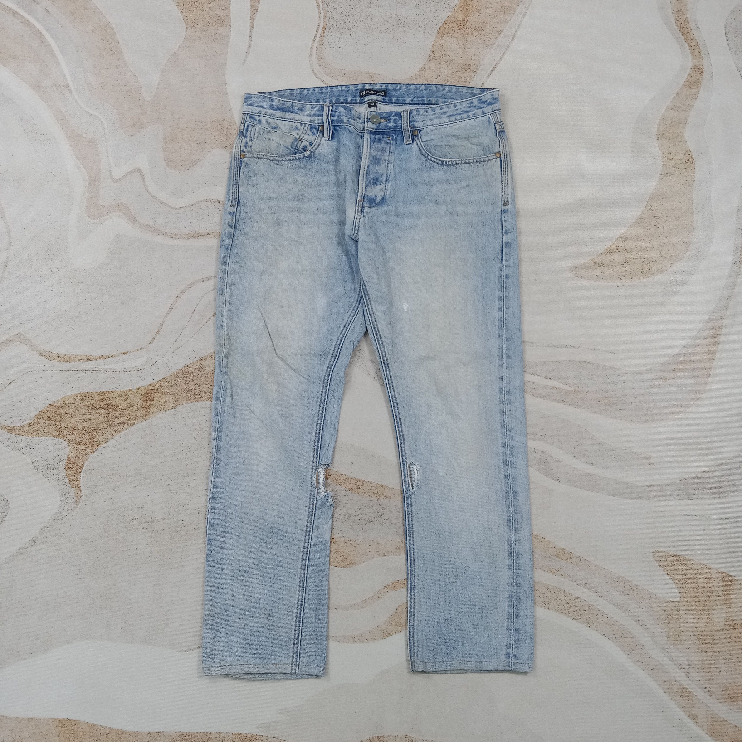 Andy Warhol Andy Warhol X Billabong Selvedge Denim Jeans C280N9 Size US 35 - 1 Thumbnail