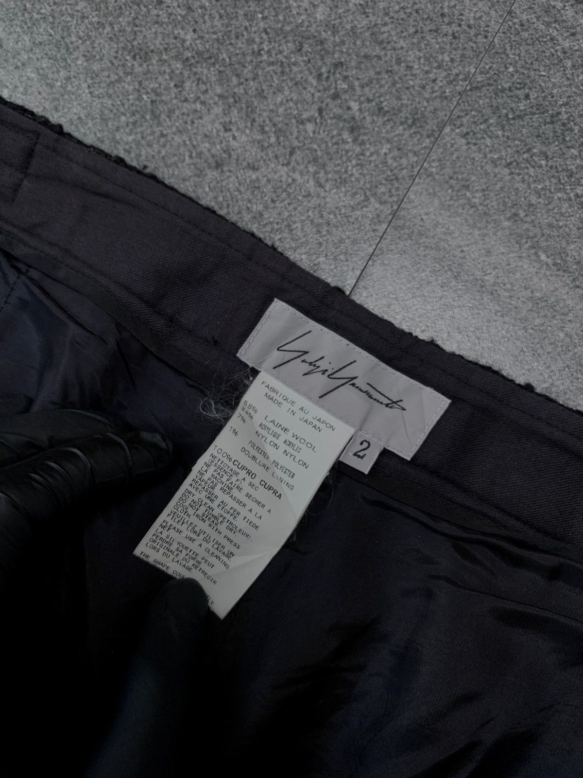 Yohji Yamamoto Jacquard Relaxed Pants - 30”-32” Size US 32 / EU 48 - 8 Thumbnail
