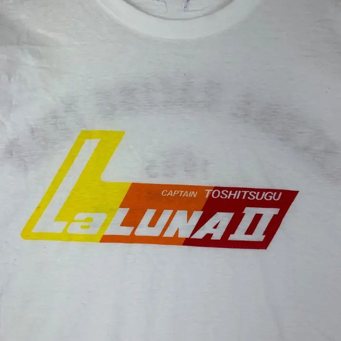 Vintage Vintage 1985 LALUNA RACING TEAM Toshitsugu Tee Shirt Size US L / EU 52-54 / 3 - 4 Thumbnail