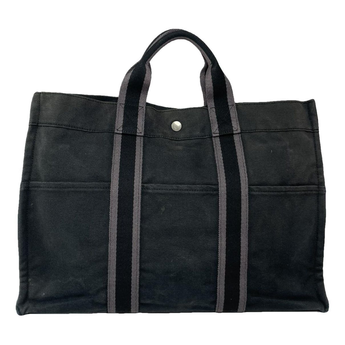 Other Hermès Black Cotton Handbag Size ONE SIZE - 1 Thumbnail
