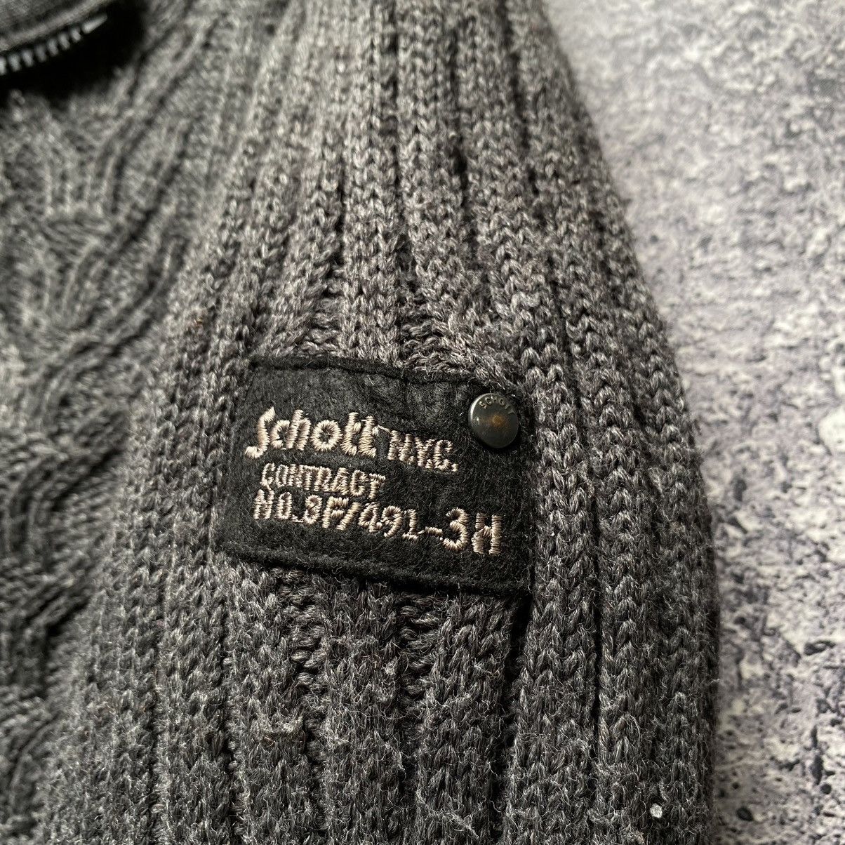 Schott SCHOTT NYC Military Vintage Wool Hoodies Size US L / EU 52-54 / 3 - 4 Thumbnail