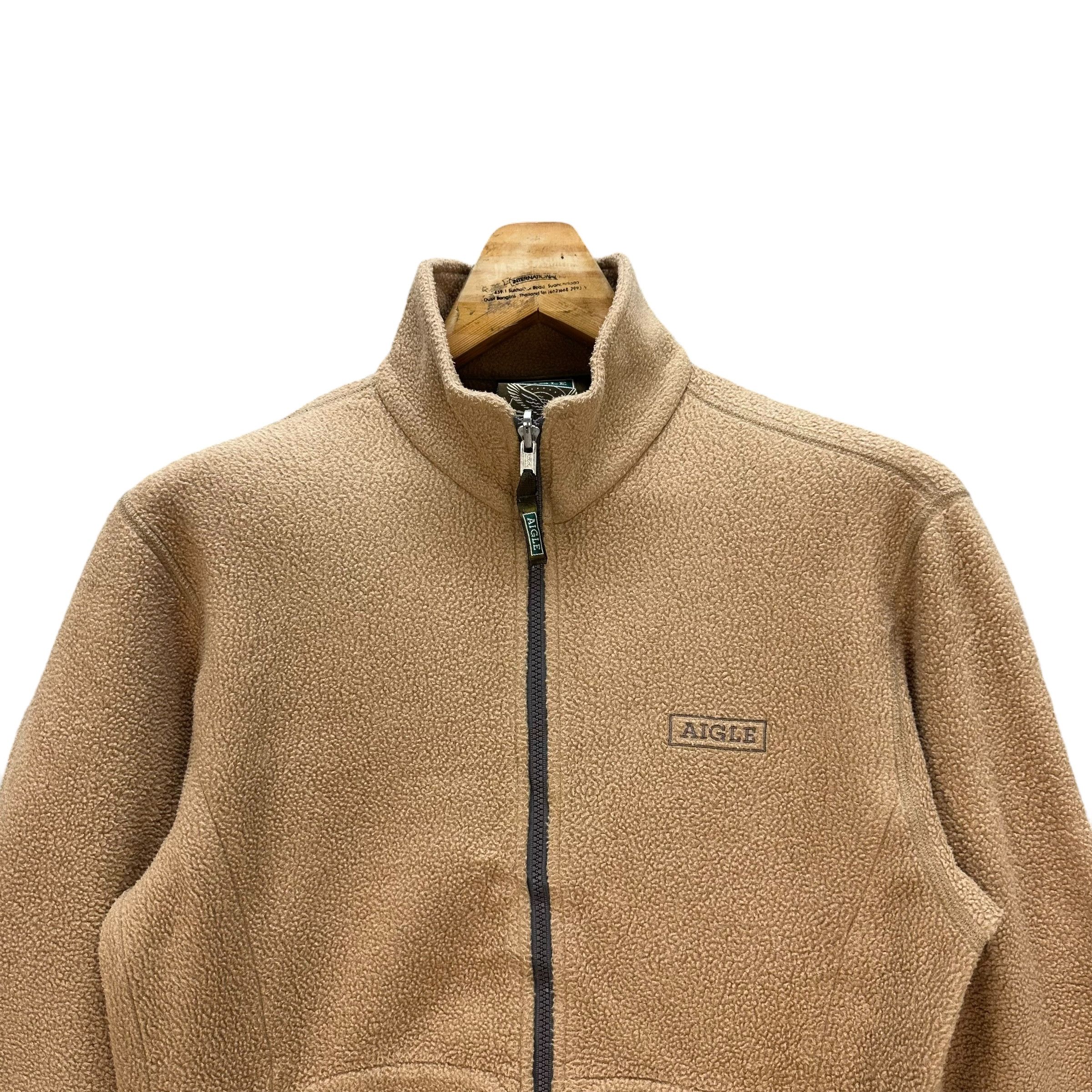 Aigle AIGLE POLARTEC BROWN FLEECE JACKET #8944-041 Size US XS / EU 42 / 0 - 2 Thumbnail