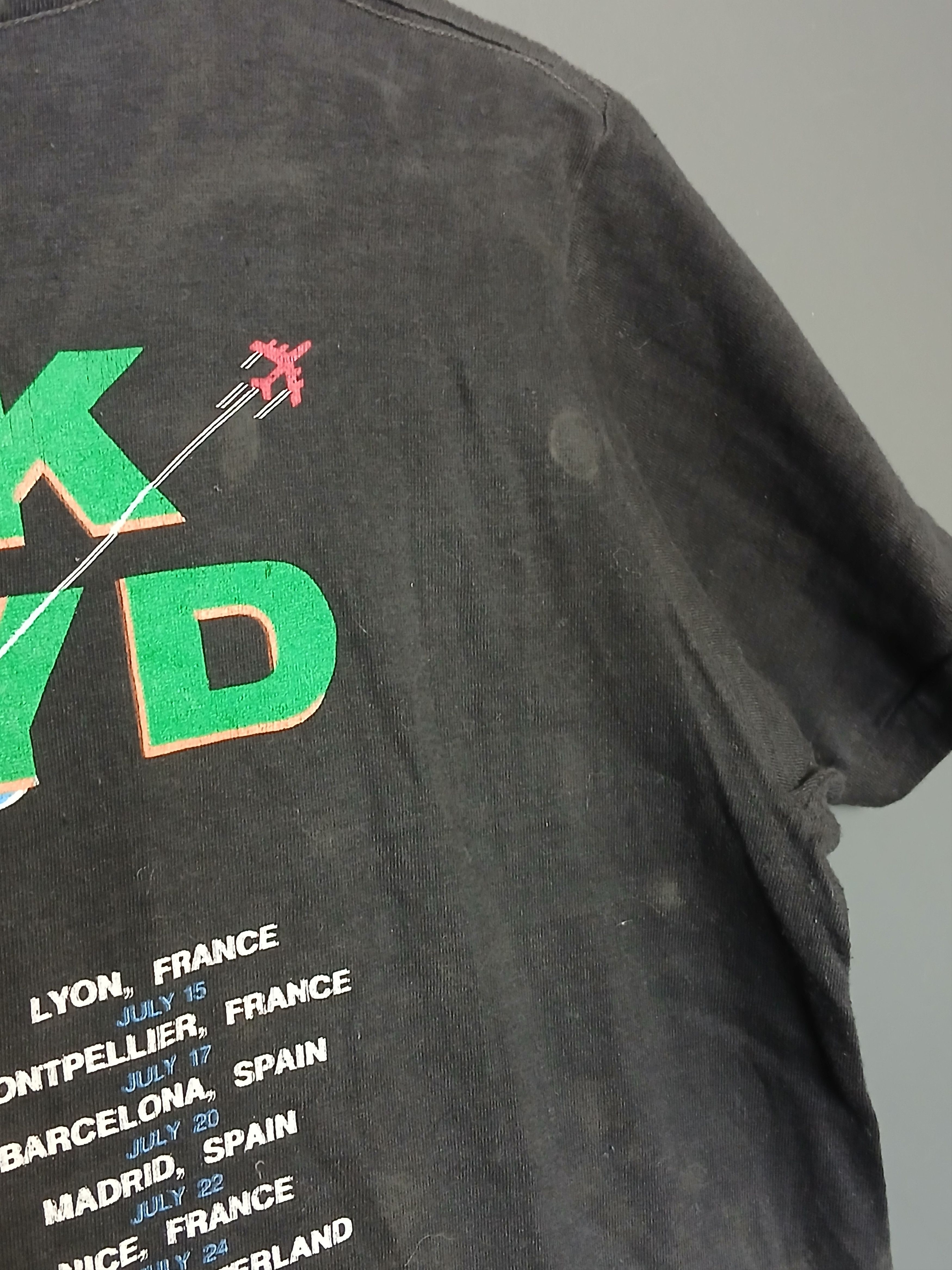 Pink Floyd × Vintage Vintage 1987 Pink Floyd Tour T-Shirt Size US M / EU 48-50 / 2 - 13 Thumbnail